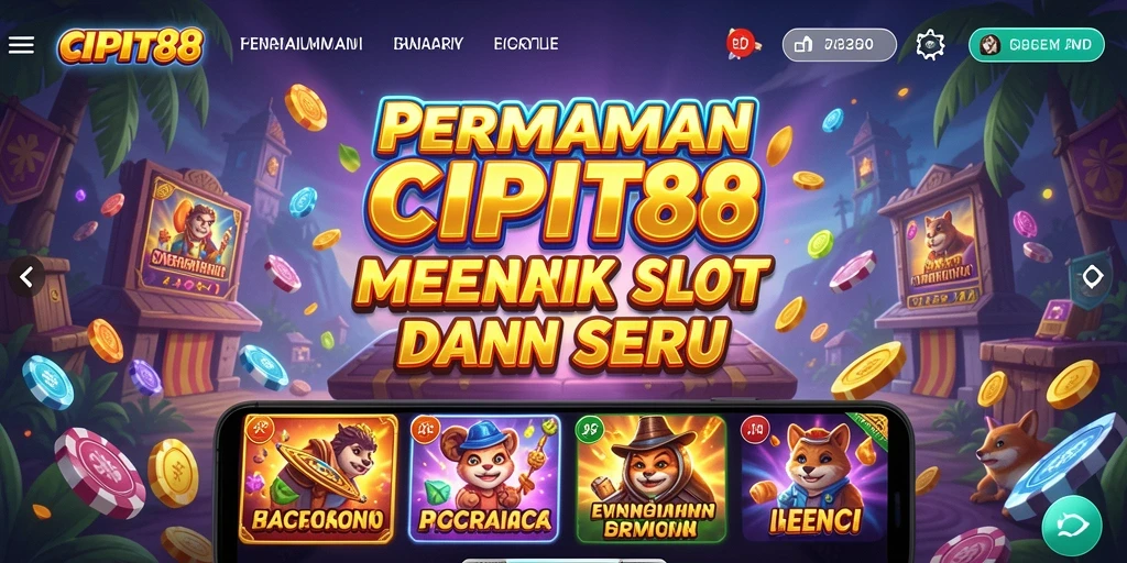 Screenshot CIPIT88 menampilkan gameplay Slot yang mengasyikkan