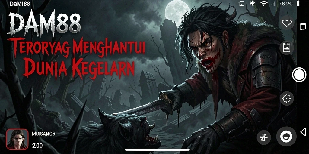 Gameplay mencekam dalam DAM88 yang menampilkan suasana Horror.
