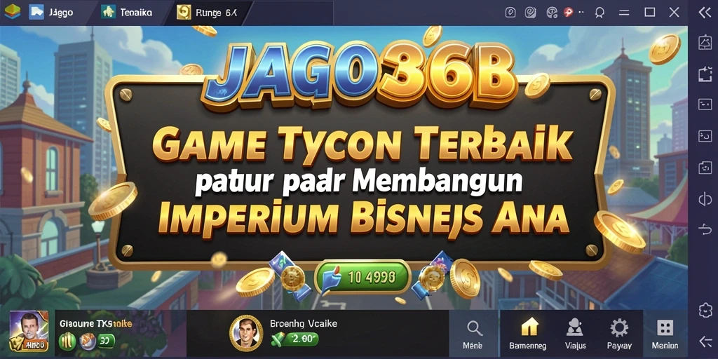 Screenshot utama JAGO368 menampilkan gameplay Tycoon yang menarik.