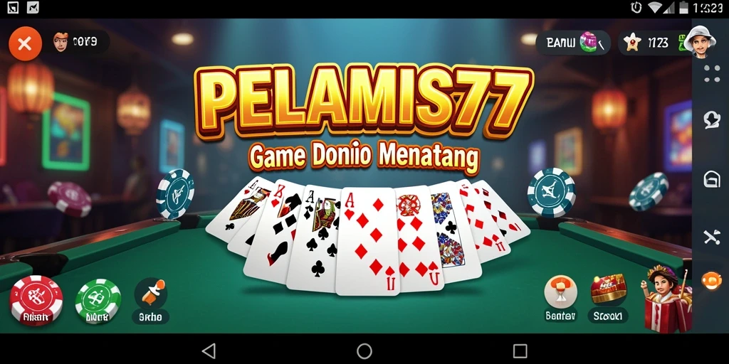 Tampilan gameplay seru dan interaktif di PELAMIS77.