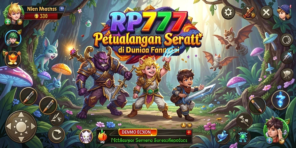 Gameplay menarik dari RP777 menampilkan dunia petualangan yang kaya.