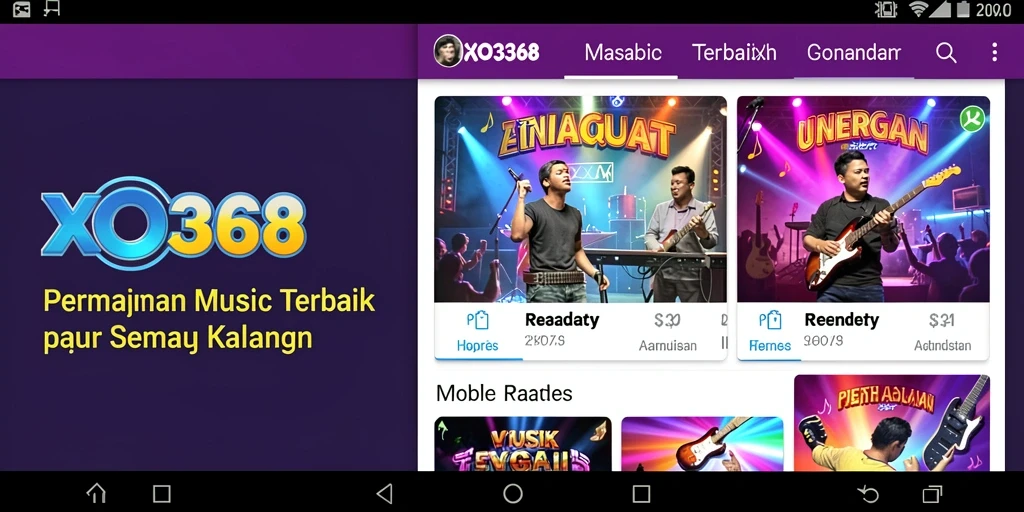 Gameplay XO368 yang seru dan interaktif dengan musik favorit.